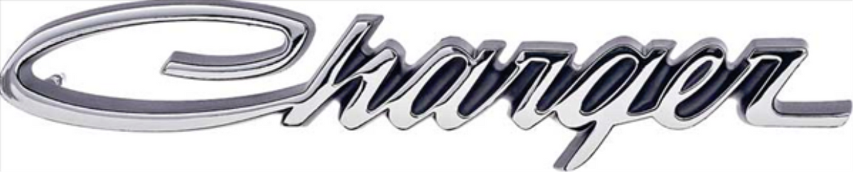 VC132 - 1968 Charger R/T rear panel and 2 door hardtop rear panel. 1969 Charger 500 grill. Retainers are included. - Mopar emblem product image