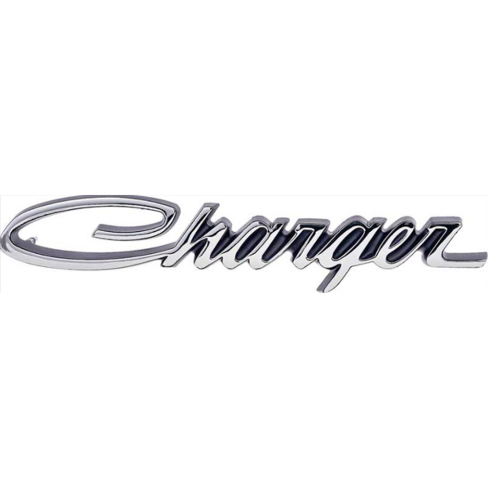 VC132 - 1968 Charger R/T rear panel and 2 door hardtop rear panel. 1969 Charger 500 grill. Retainers are included. - Mopar emblem product image