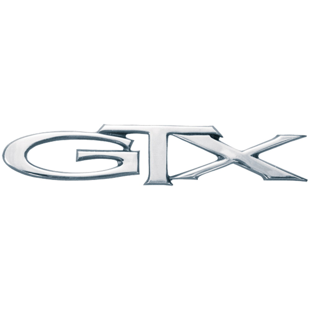 KJ227 - 1968 GTX tail panel emblem. - Mopar emblem product image