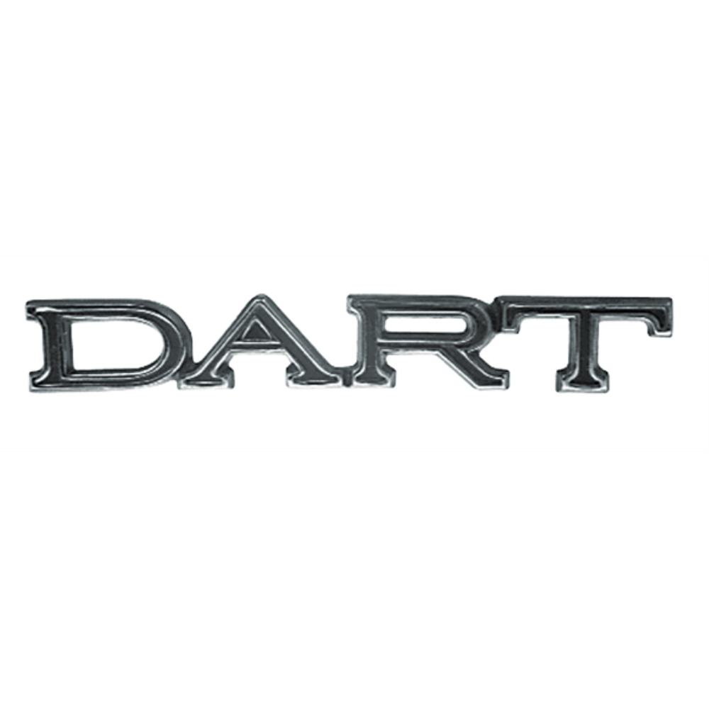 VC152 - 1969 1970 Dart fender emblem. Includes retainers. - Mopar emblem product image