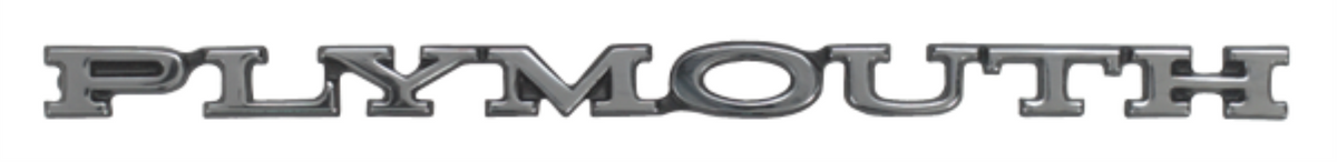 VC9862 - 1970 Road Runner and Satellite PLYMOUTH grille emblem.
