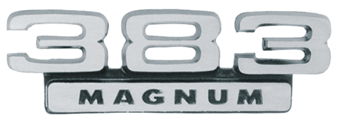 VC4957 - 1969 - 1970 Super Bee 383 Magnum fender emblem . - Mopar emblem product image