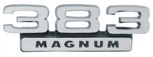 VC4957 - 1969 - 1970 Super Bee 383 Magnum fender emblem .