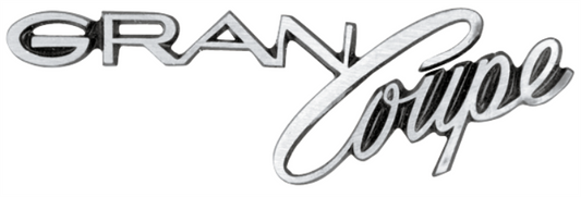 VC5646 - 1970-1971 Barracuda Gran Coupe Door Panel Emblem.