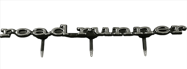 VC3534 - 1972 Road Runner Grille Emblem. Includes hardware.