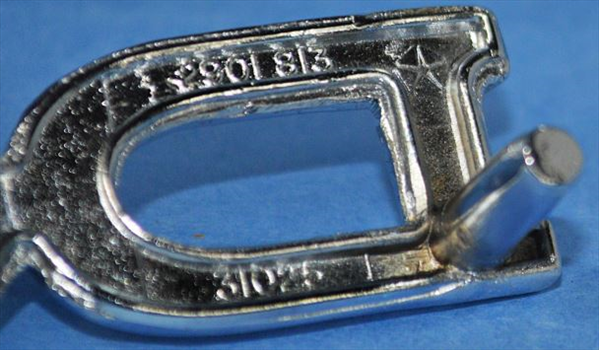 VC1813 - 1969 Dodge Dart Reproduction DODGE trunk lid emblem .  This is for cars that do not have a DODGE molding or  finish panel.  2901813   2 pin emblem and 6 5/8" long x 13/16" tall