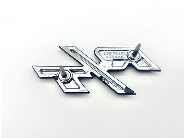 VC1817 - 1969 Coronet R/T Trunk Lid Emblem. 2 Pin - Mopar emblem product image