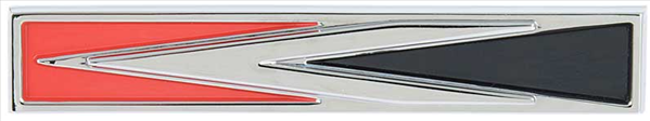 VC1849 - 1968 Charger Arrow Grille and Sail Panel Emblem. - Mopar emblem product image