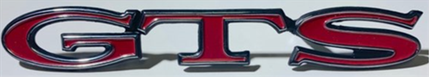 VC1895 - 1969 Dart GTS hood and fender emblem.