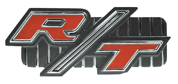 VC9637 - 1967 Coronet R/T Trunk Lid Emblem. - Mopar emblem product image