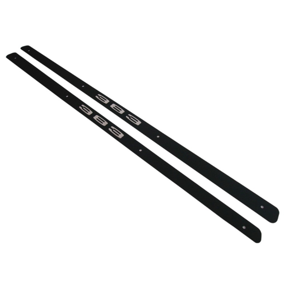 VC191 - 1968 Road Runner 383 Hood Call Out Inserts. Sold as a pair. - Mopar emblem product image