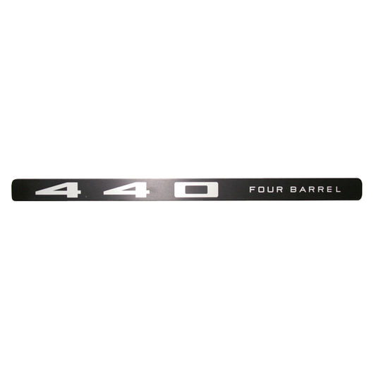 VC203 - Reproduction 1969 Dart GTS 440 FOUR BARREL nameplate insert.