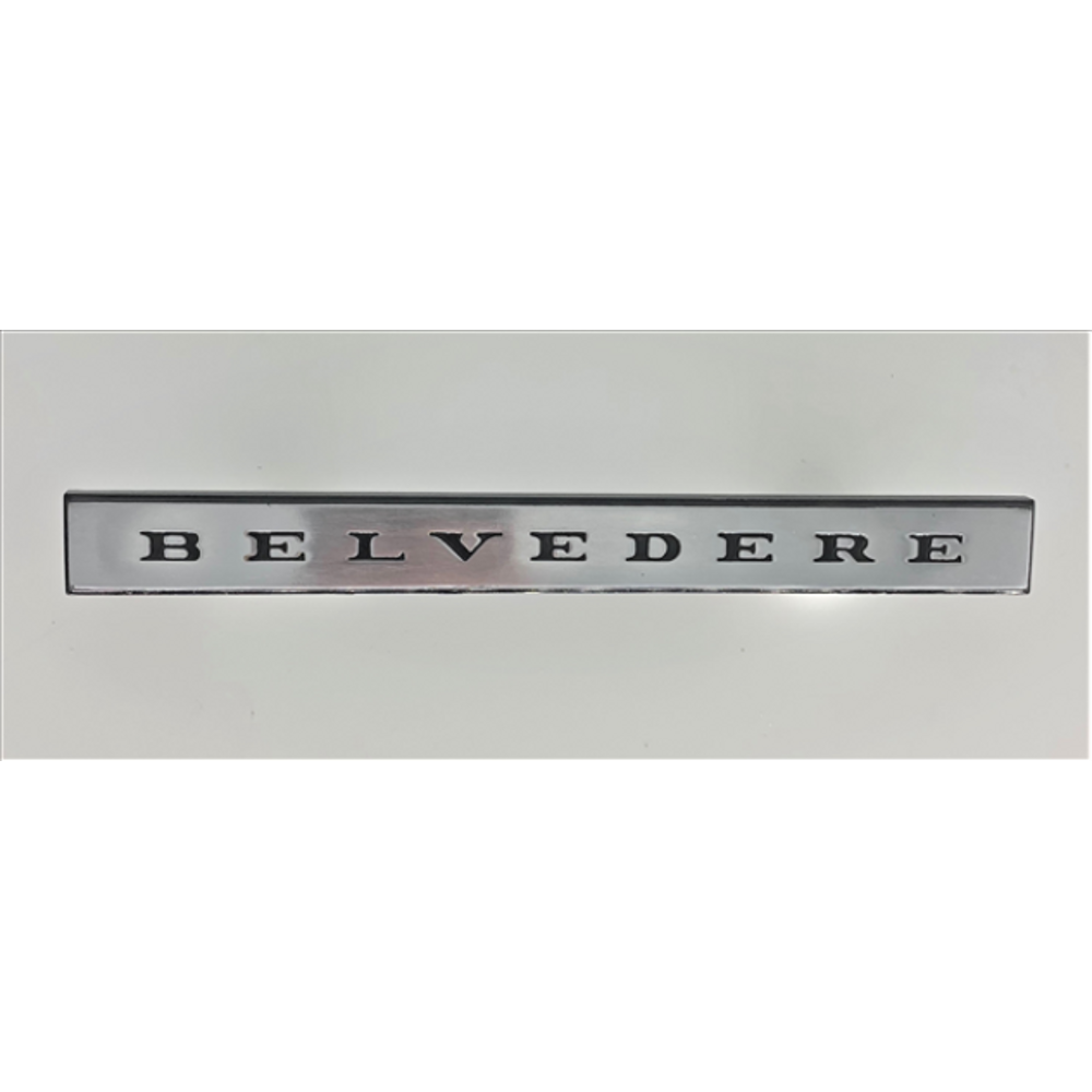 VC2115BLK - 1967 GTX Belvedere Fender Emblem with Black Edges. . - Mopar emblem product image