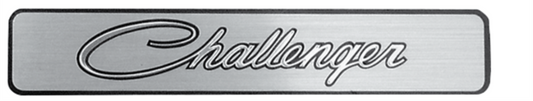 VC221B - 1971-1974 Challenger Dash Emblem with backing plate. Includes Emblem and two pin base.