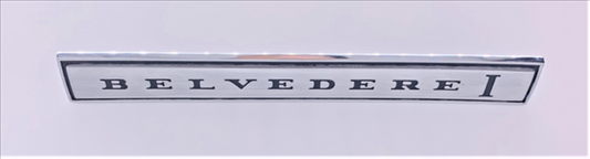 VC2265 - 1967 Belvedere I Fender Emblem. Sold individually, 2 required per car.