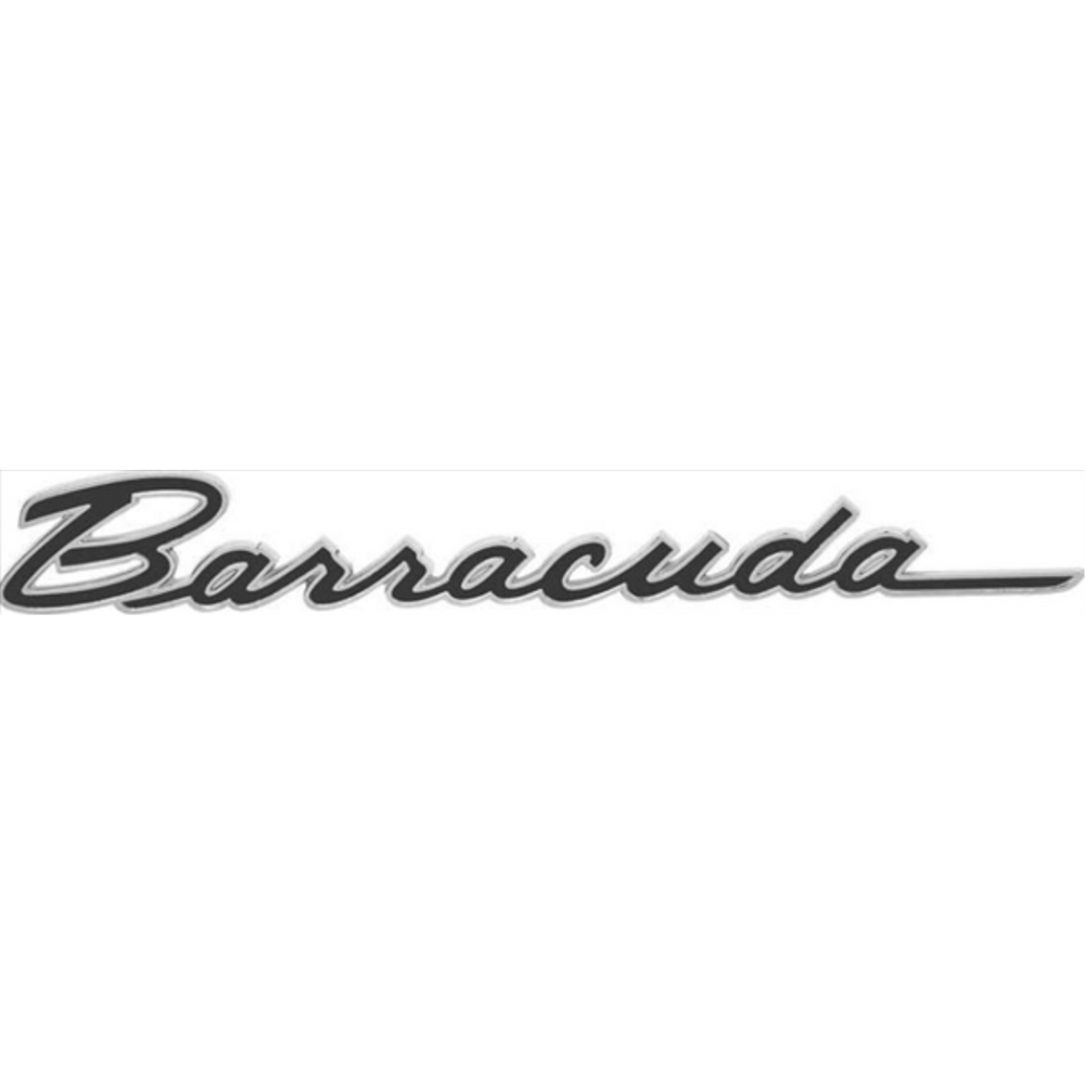 VC2878 - 1967 Barracuda Fender emblem. Sold Individually, use 2 per Car. - Mopar emblem product image