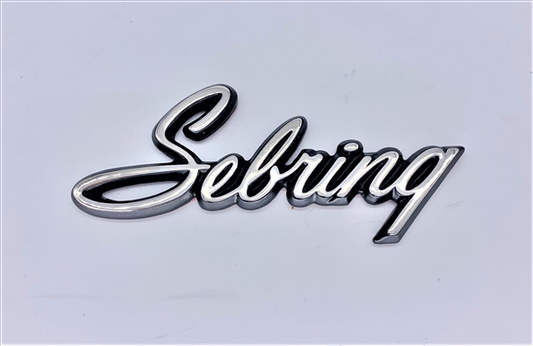 VC2859T - 1971-1974 Satellite Sebring Quarter Panel and Trunk Lid Emblem. Adhesive Backed.