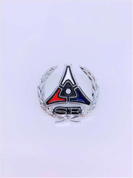 VC3823 - 1971-1972 Charger and 1970-1971 Challenger SE Painted sail panel emblem. Sold individually, use 2 per car. 3613823.  Attached by screw