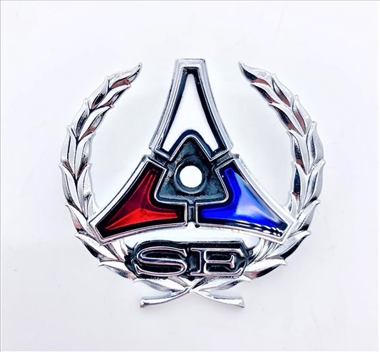 VC3823EP - 1971-1972 Charger and 1970-1971 Challenger SE Epoxy Filled Sail Panel Emblem. Sold individually, use 2 per car. 3613823 Screw on type.