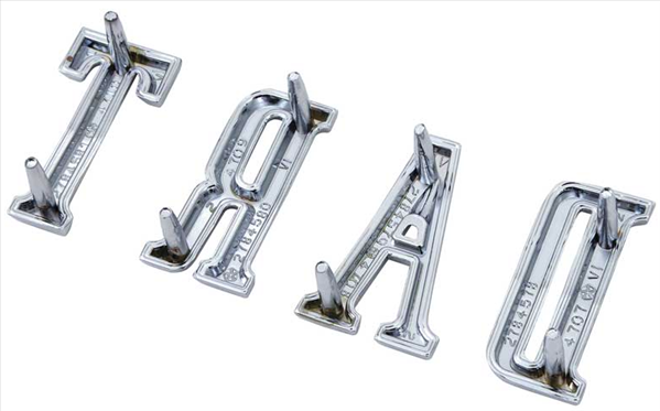 VC457 - 1967-1968 Dart Quarter Dart Letter Set. Includes Hardware. - Mopar emblem product image
