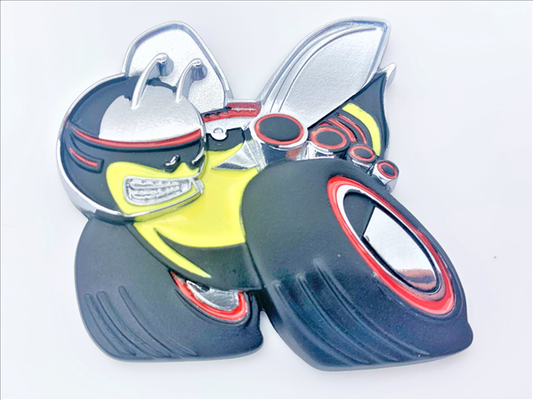 VC4688T - Metal - Scat Pack Fender Emblem, Drivers Side. Adhesive Backed.