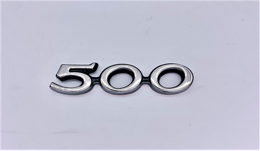 VC4810T - 1971 Charger 500 Fender and Trunk Lid Emblem. Adhesive Backed.