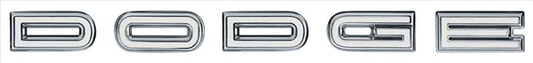 VC496 - 1968 Coronet tail panel DODGE letter set.
