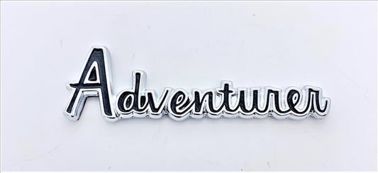 VC4974T - 1972-1977 Dodge Truck Adventurer Door Panel Emblem. Adhesive Backed 2 Required per Truck