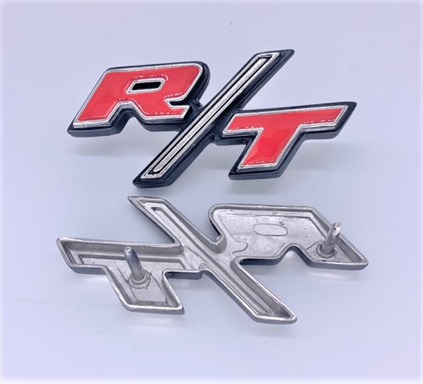 VC5231 - 1970 Challenger R/T fender emblem.  2 pins with hardware
