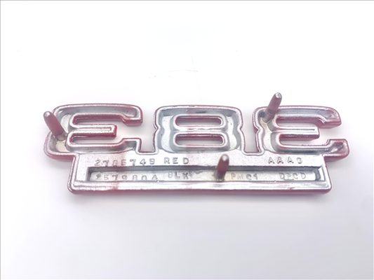 VC5749 - 1966 Charger 383 four barrel fender emblem with red accent. OE 2785749