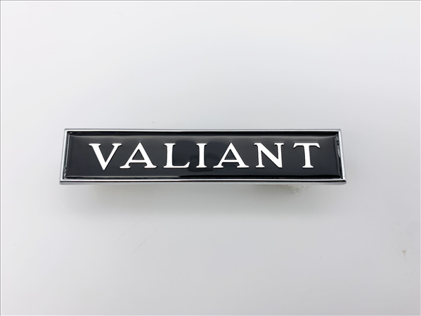 VC5787T - 1970-1971 Duster and Valiant Fender Emblem. Adhesive Backed