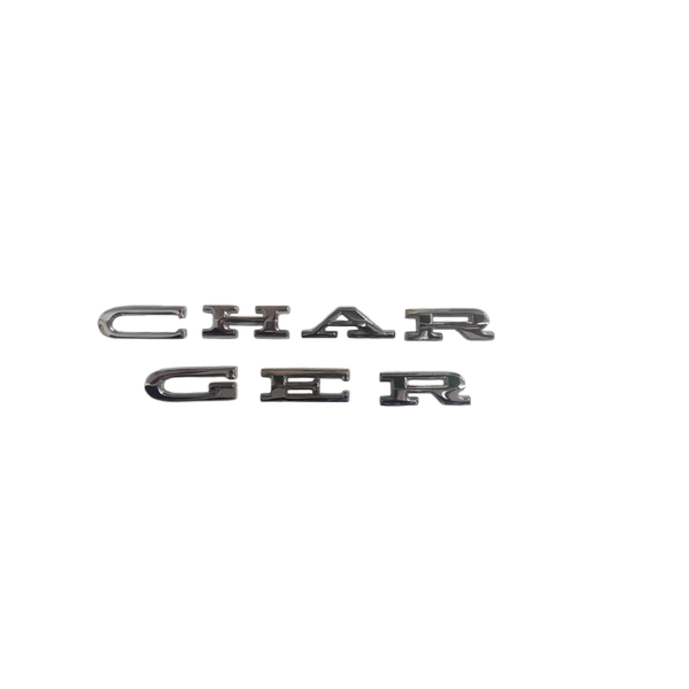 VC672 - 1966-1967 Charger taillight lens letter set - Mopar emblem product image