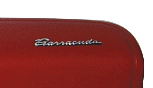 VC70B - 1970 Barracuda dash pad emblem.