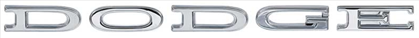 VC7825 - 1965-1966 Coronet DODGE Hood Letter Set. Also fits POLARA
