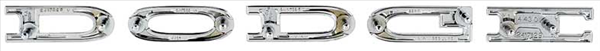 VC7825 - 1965-1966 Coronet DODGE Hood Letter Set. Also fits POLARA - Mopar emblem product image