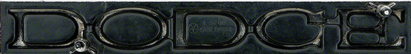VC8335 - 1969 DODGE Coronet Grille Emblem. Includes hardware - Mopar emblem product image