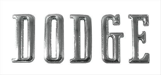 VC852 - 1967-1968 Dart DODGE Hood Letter Set.