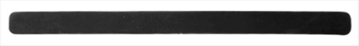 VC8653 - Reproduction back of hood nameplate backing plate for 1970 Road Runner and GTX models.  Does not work on cars with hood mounted turn signals.  2998653