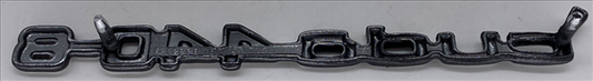 VC8798 - 1970-1971 Barracuda cuda 440-6 Shaker Hood Scoop Emblem. Includes hardware
