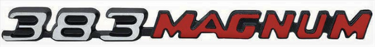 VC8801 - 1970-1971 Challenger 383 Magnum Hood Emblem for models with Rallye Hoods.