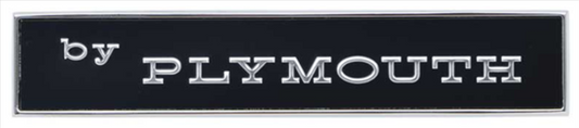 VC9542 - 1971 - 1974 Barracuda By Plymouth Tail Panel Emblem. 2963770 3569542